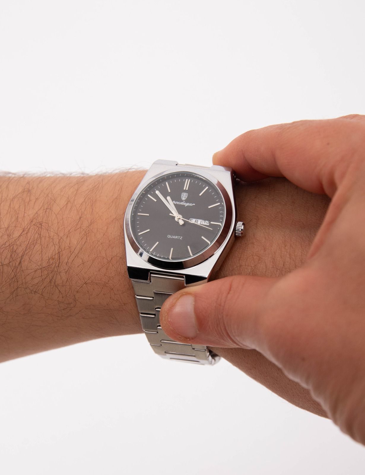 Montre Poedagar Homme Élégante – Design Luxe Chronographe – Image 4